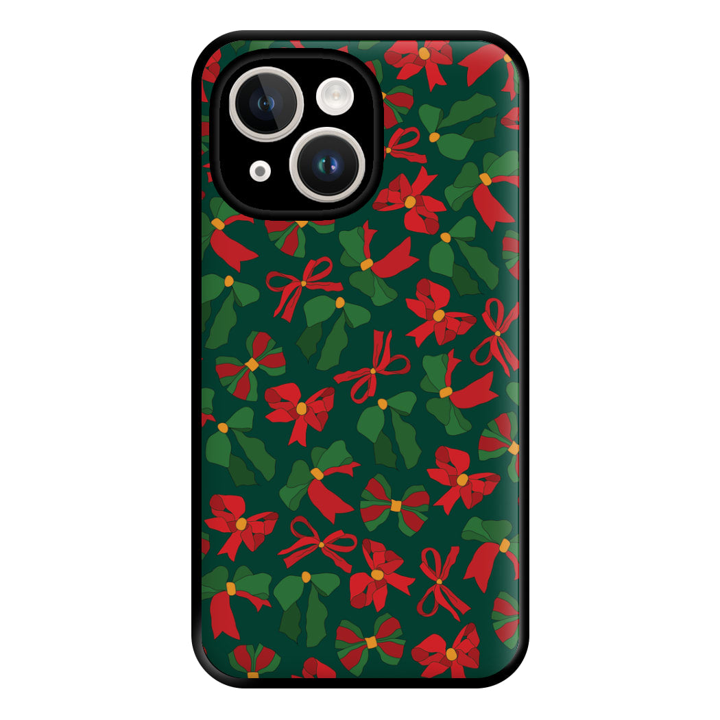 Green And Red Pattern Phone Case for iPhone 14 Plus