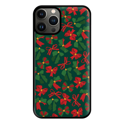 Green And Red Pattern Phone Case for iPhone 13 Pro Max