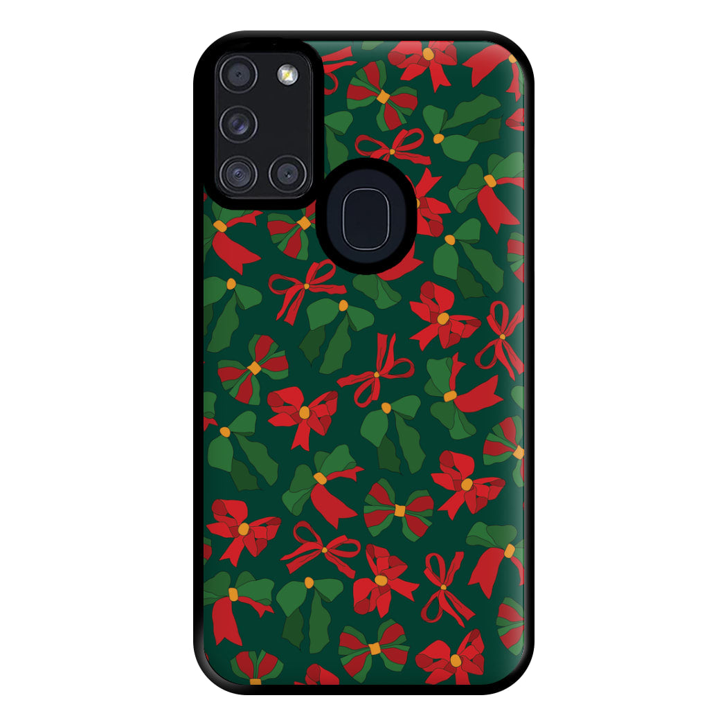 Green And Red Pattern Phone Case for Galaxy A21s