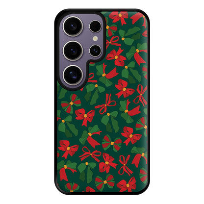 Green And Red Pattern Phone Case for Galaxy S25 Ultra