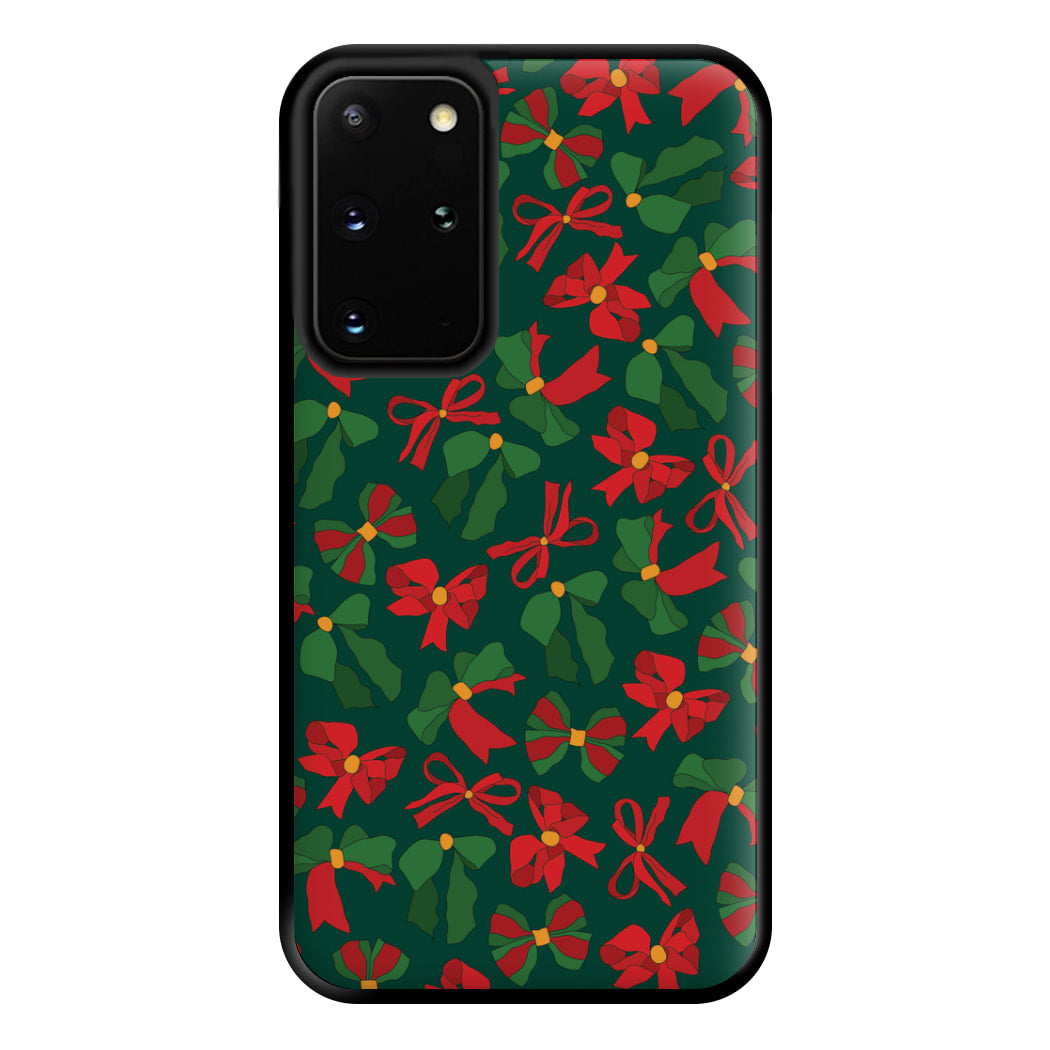 Green And Red Pattern Phone Case for Galaxy S20 Plus