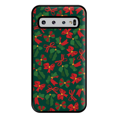 Green And Red Pattern Phone Case for Galaxy S10 Plus