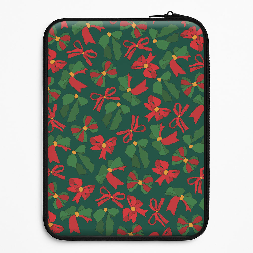 Green And Red Pattern Laptop Sleeve