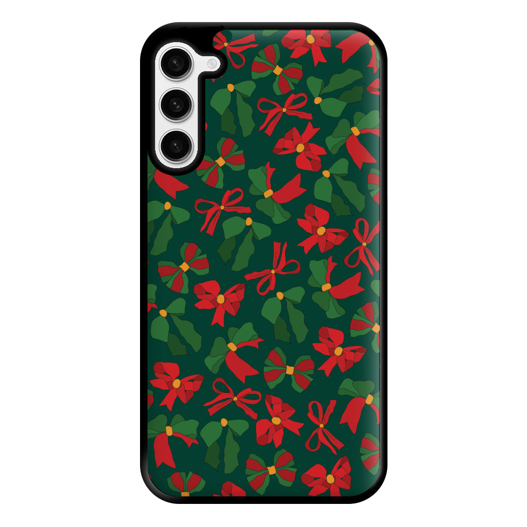 Green And Red Pattern Phone Case for Galaxy S23 Plus