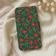 Green And Red Pattern Flip / Wallet Phone Case 5