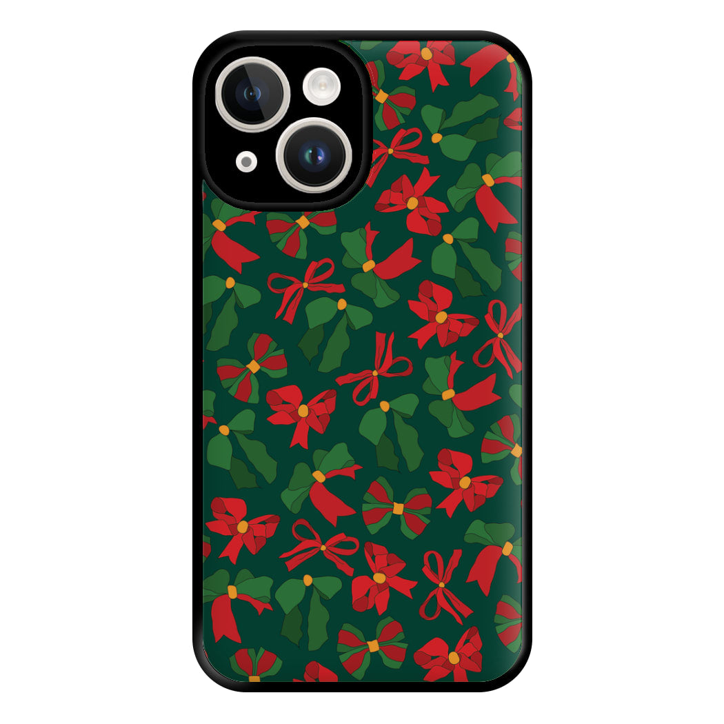 Green And Red Pattern Phone Case for iPhone 14