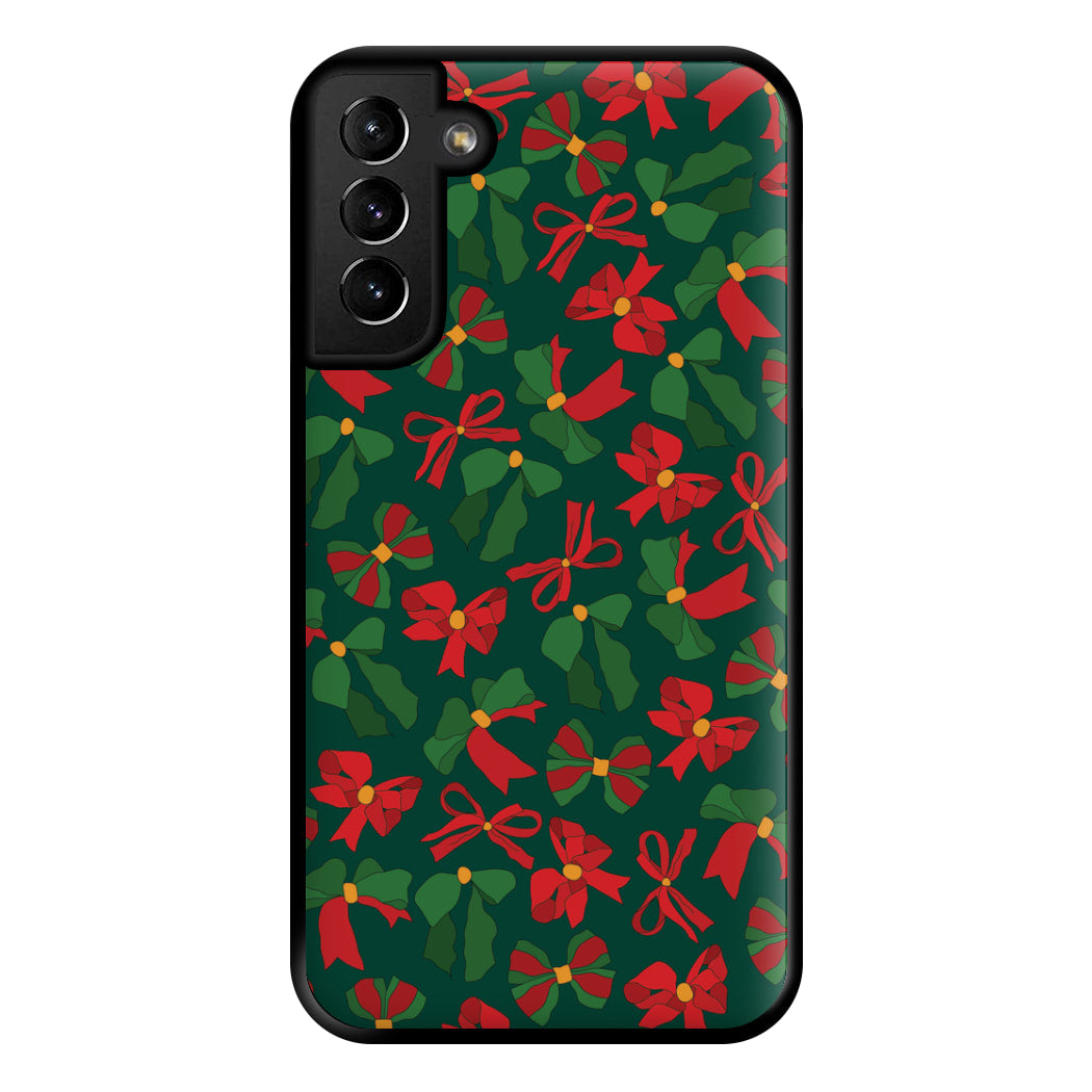 Green And Red Pattern Phone Case for Galaxy S21 Plus