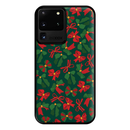 Green And Red Pattern Phone Case for Galaxy S20 Ultra