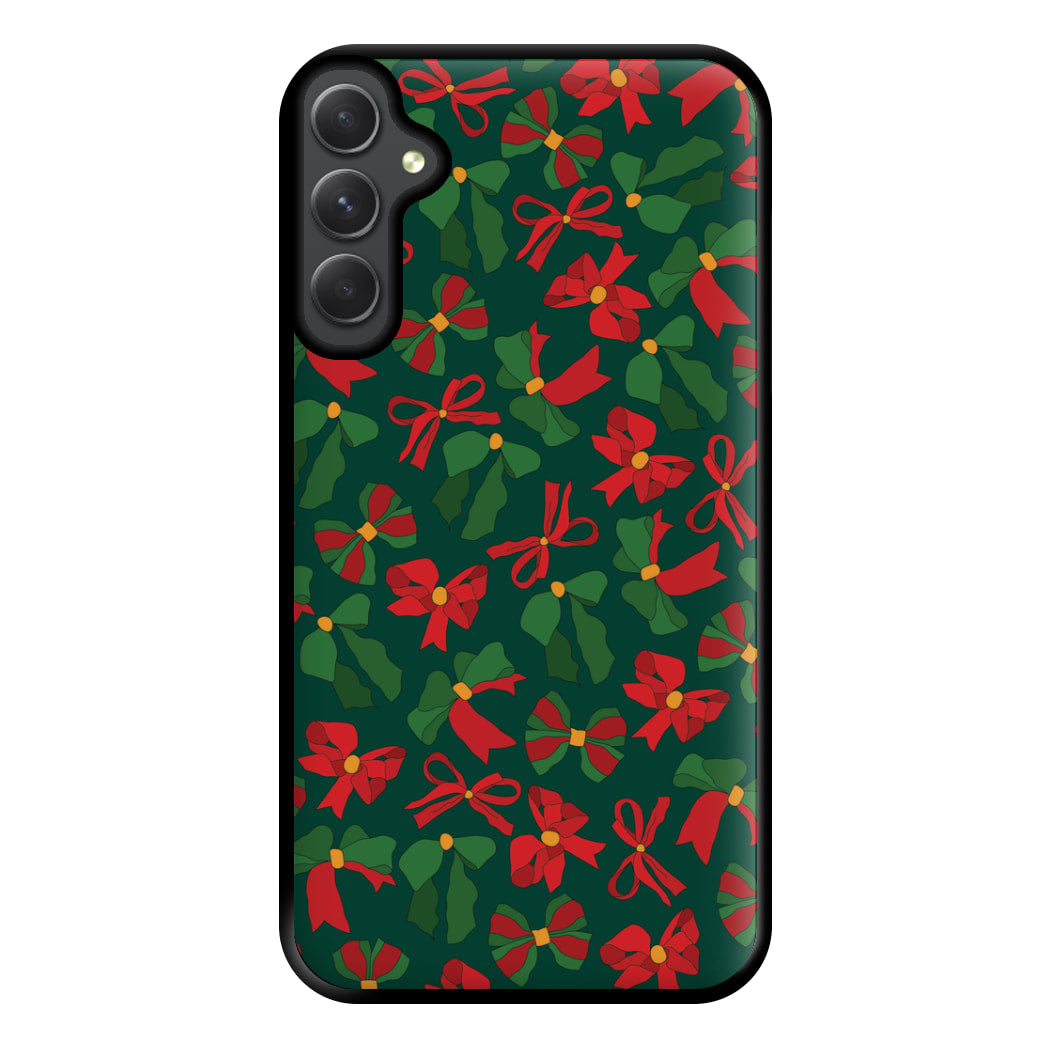 Green And Red Pattern Phone Case for Galaxy A34