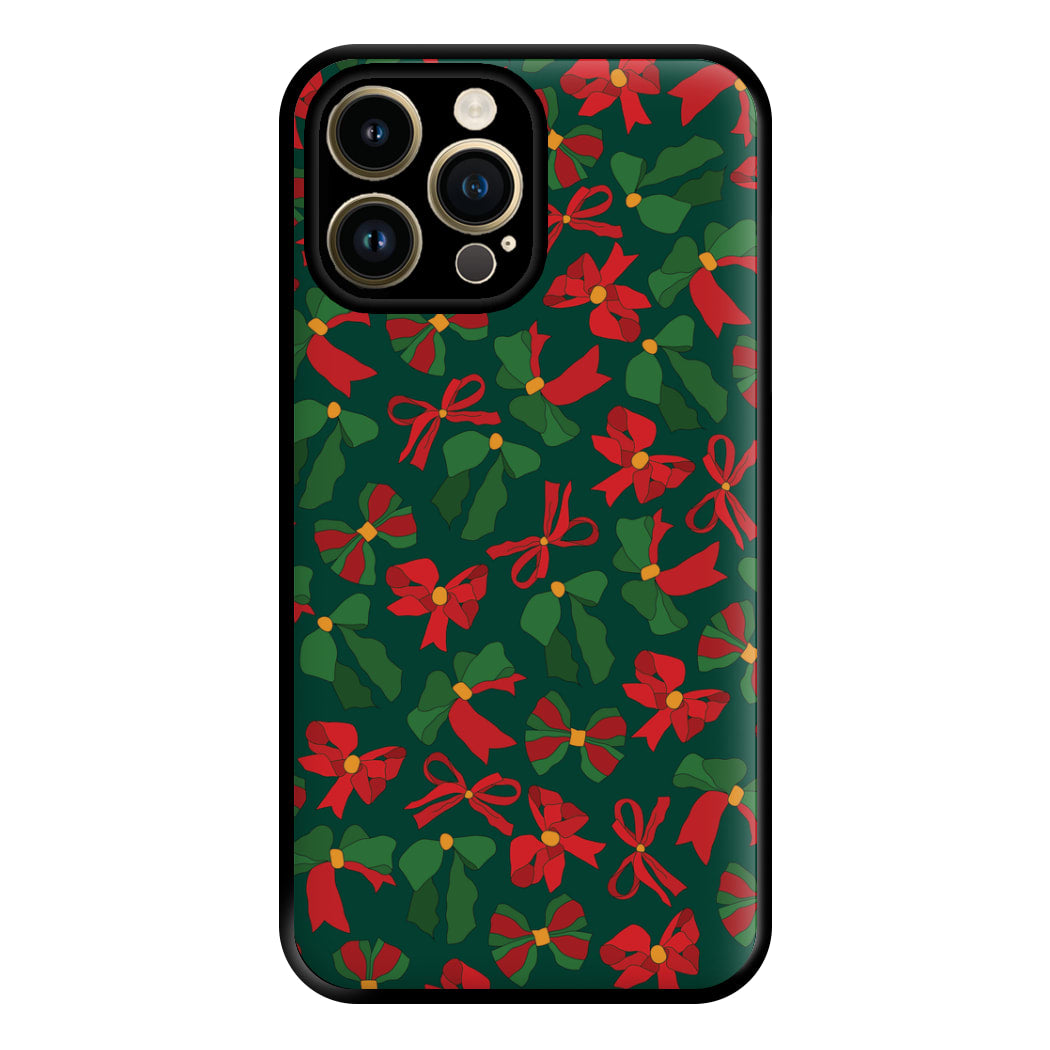 Green And Red Pattern Phone Case for iPhone 14 Pro Max