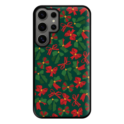 Green And Red Pattern Phone Case for Galaxy S24 Ultra