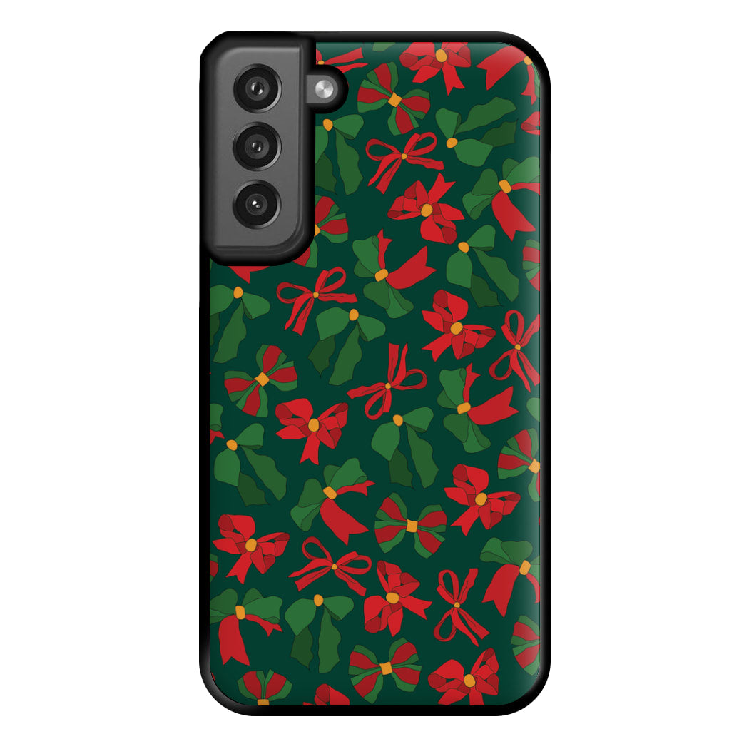 Green And Red Pattern Phone Case for Galaxy S21FE