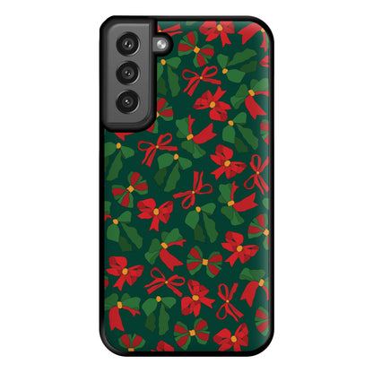 Green And Red Pattern Phone Case for Galaxy S21FE