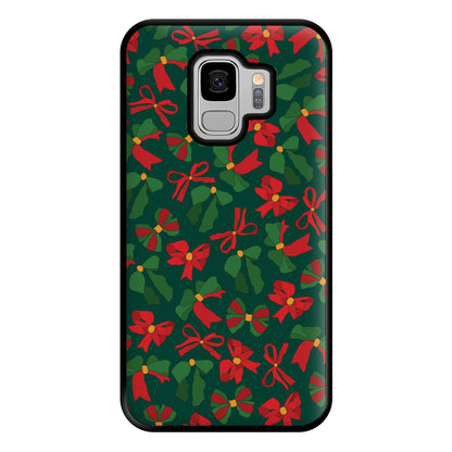 Green And Red Pattern Phone Case for Galaxy S9 Plus