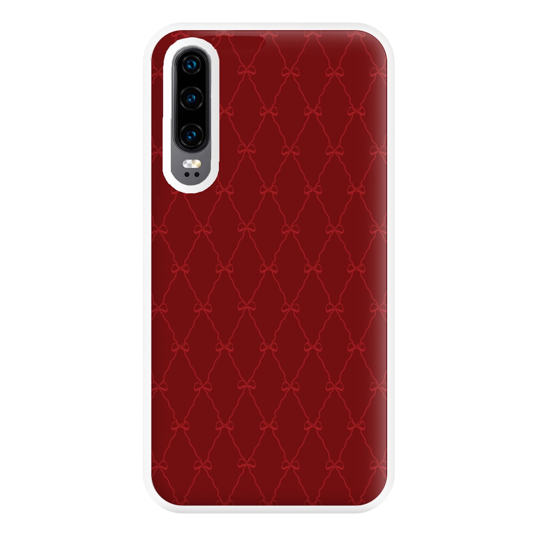 Red Bow Pattern Phone Case for Huawei P30