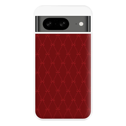 Red Bow Pattern Phone Case for Google Pixel 8