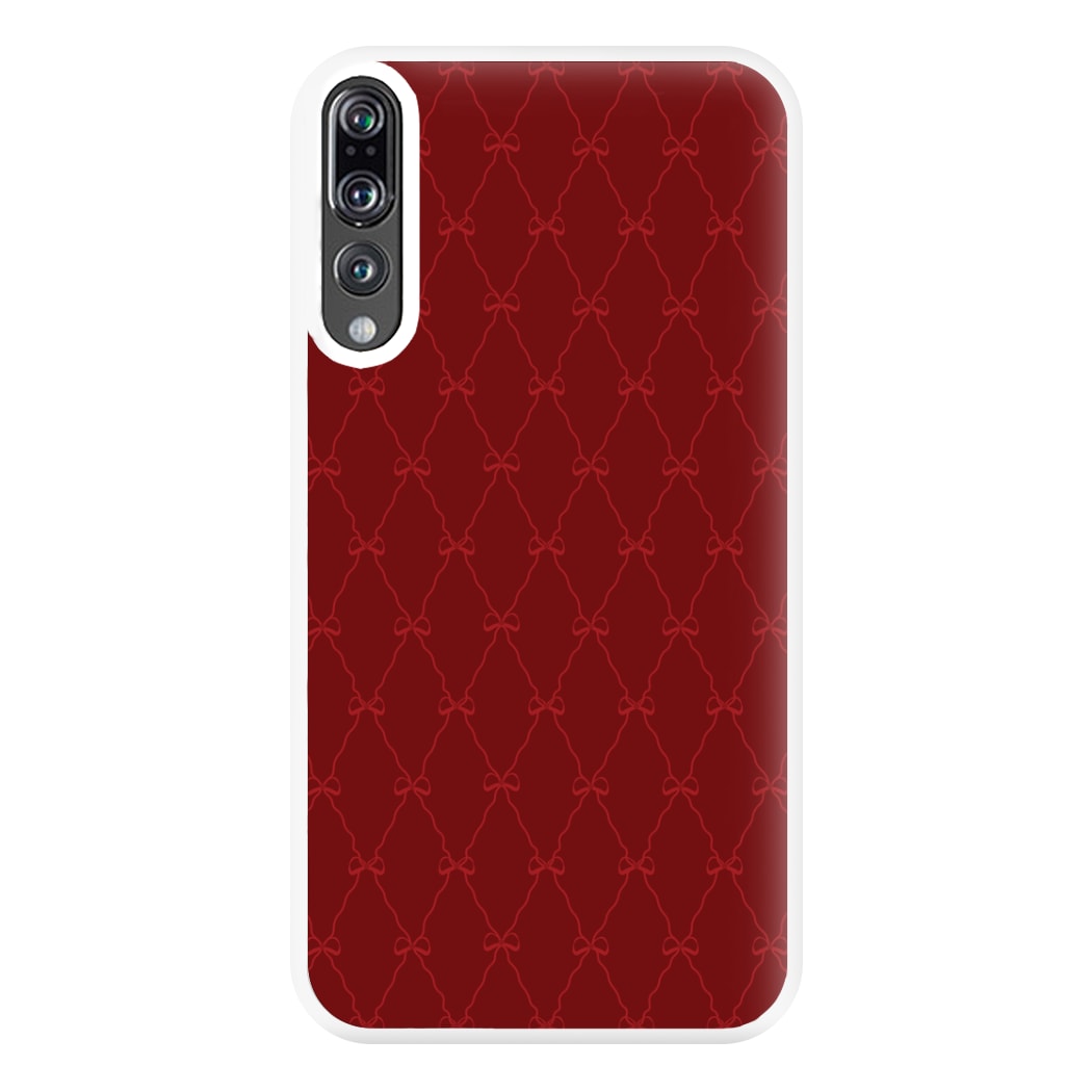 Red Bow Pattern Phone Case for Huawei P20 Pro