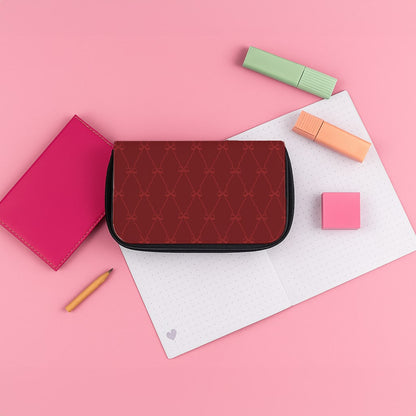 Red Bow Pattern Pencil Case