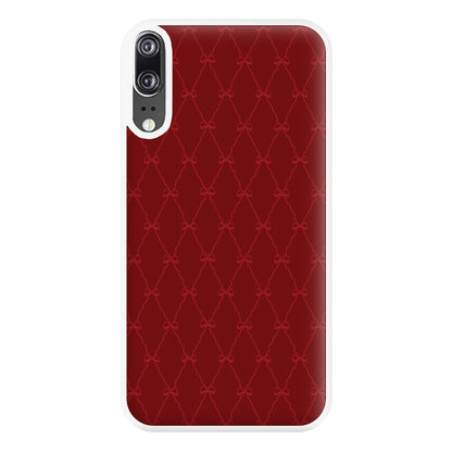 Red Bow Pattern Phone Case for Huawei P20