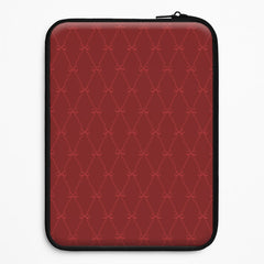 Red Bow Pattern Laptop Sleeve