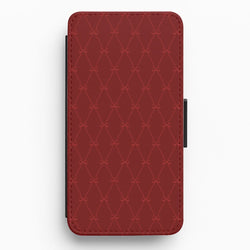 Red Bow Pattern Flip / Wallet Phone Case