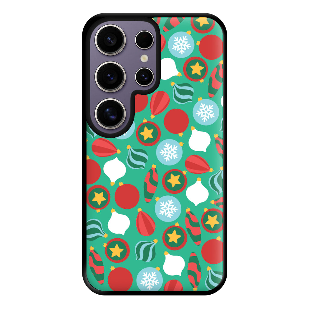 Bauble Pattern Phone Case for Galaxy S25 Ultra