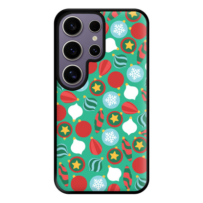 Bauble Pattern Phone Case for Galaxy S25 Ultra