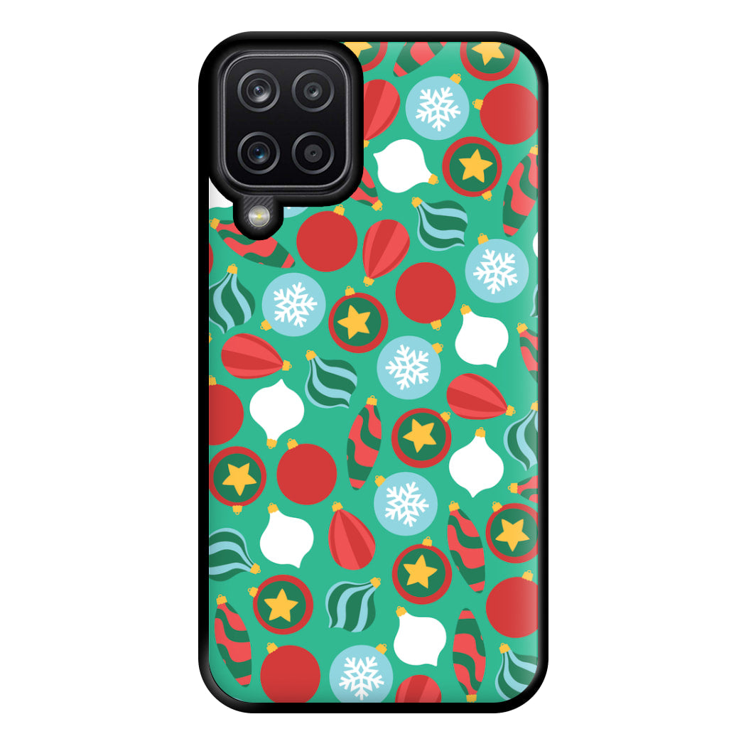 Bauble Pattern Phone Case for Galaxy A12