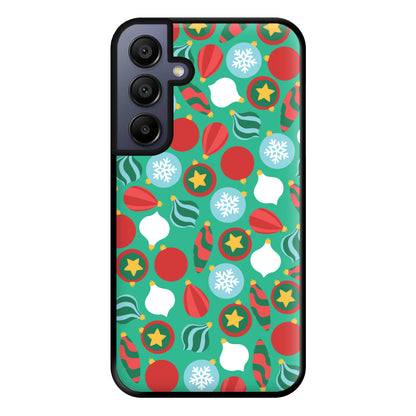 Bauble Pattern Phone Case for Galaxy A15