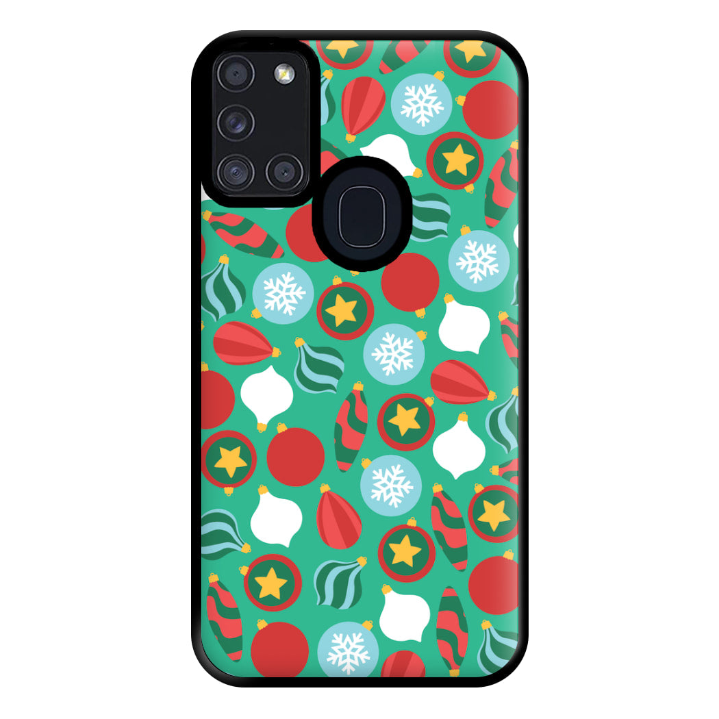 Bauble Pattern Phone Case for Galaxy A21s