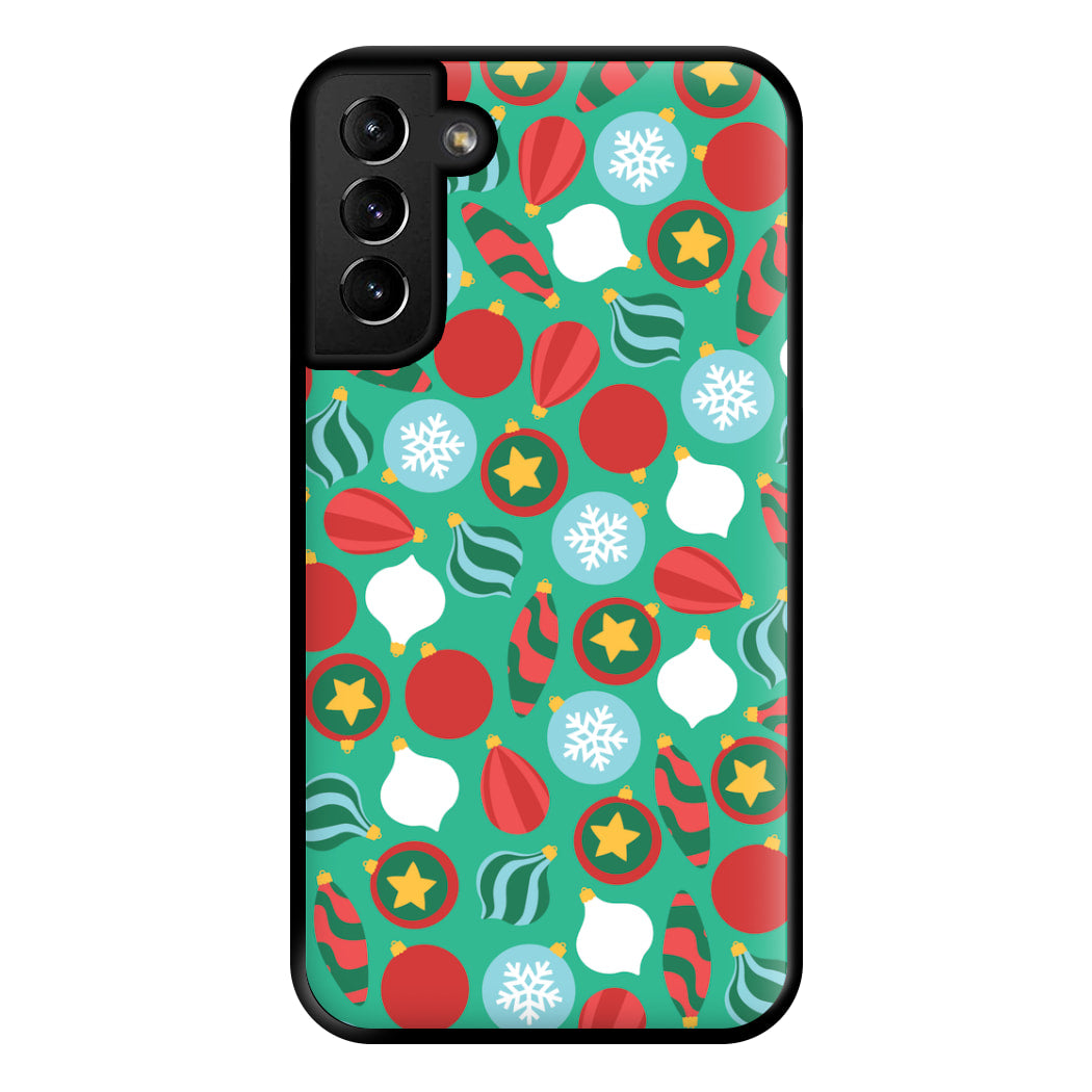 Bauble Pattern Phone Case for Galaxy S21 Plus