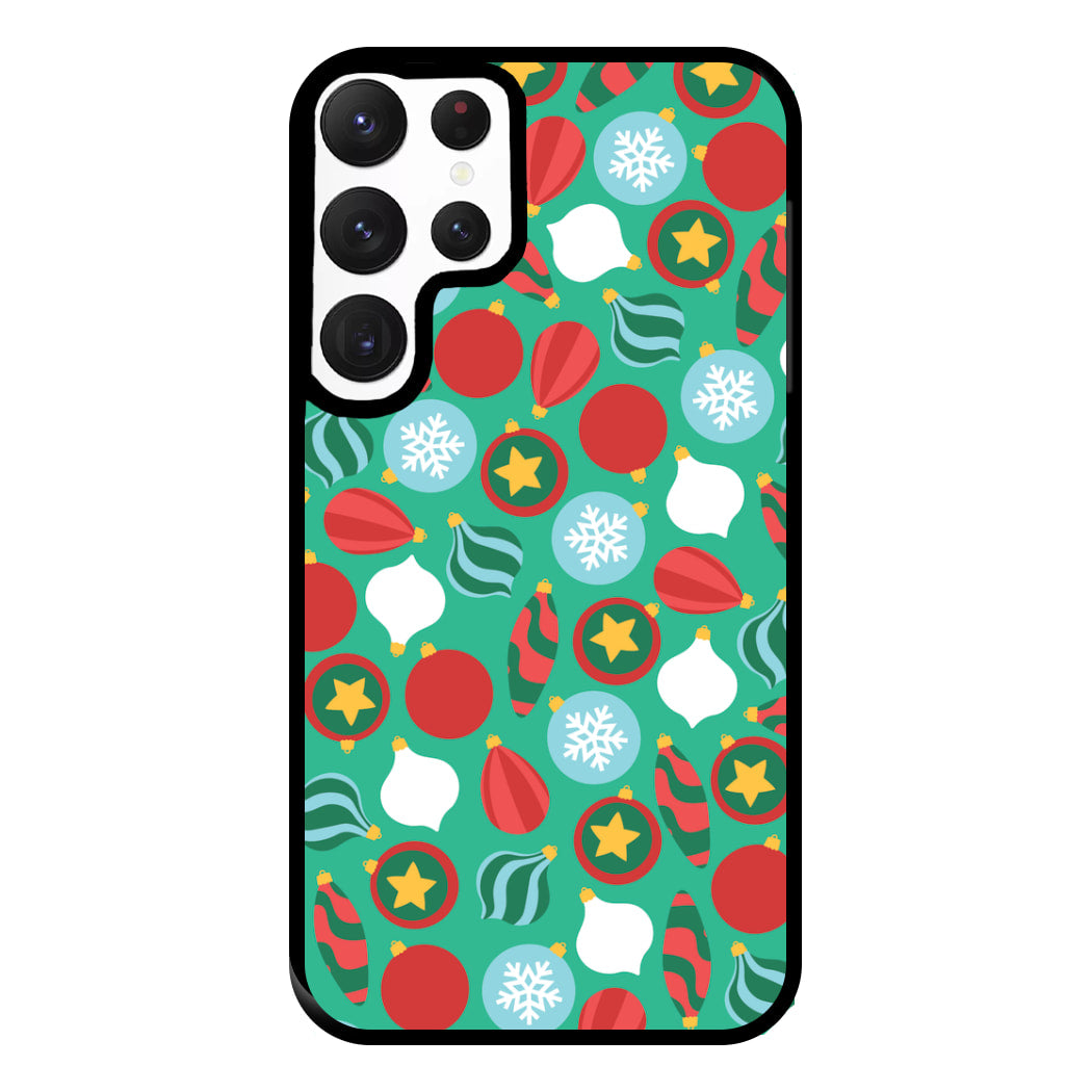 Bauble Pattern Phone Case for Galaxy S22 Ultra