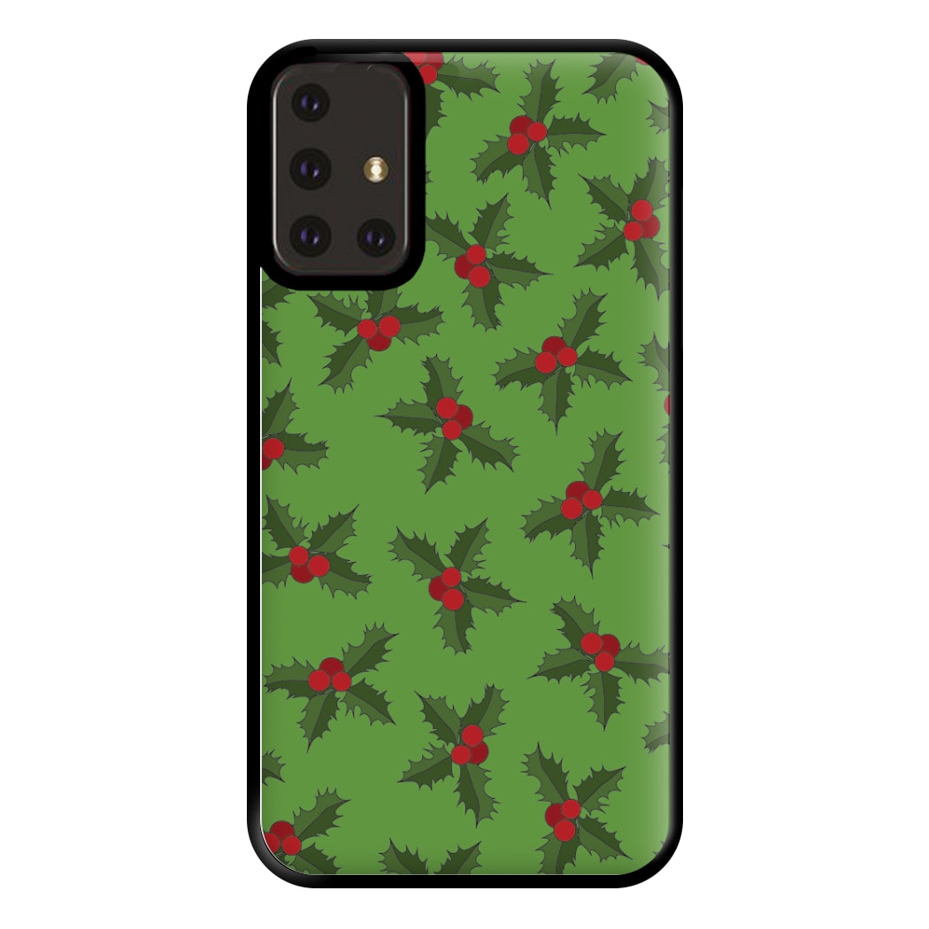 Holly Pattern Phone Case for Galaxy A71