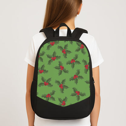 Holly Pattern Large School Bag