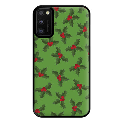 Holly Pattern Phone Case for Galaxy A41