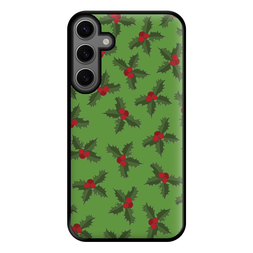 Holly Pattern Phone Case for Galaxy S23FE