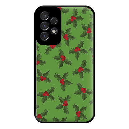 Holly Pattern Phone Case for Galaxy A53