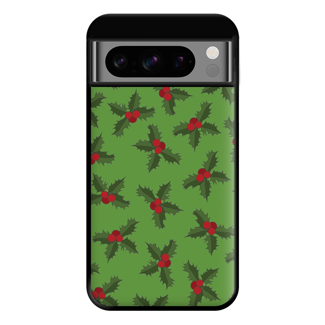 Holly Pattern Phone Case for Google Pixel 8 Pro