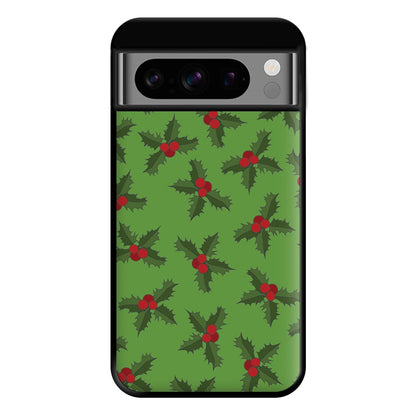 Holly Pattern Phone Case for Google Pixel 8 Pro