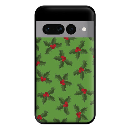 Holly Pattern Phone Case for Google Pixel 7 Pro