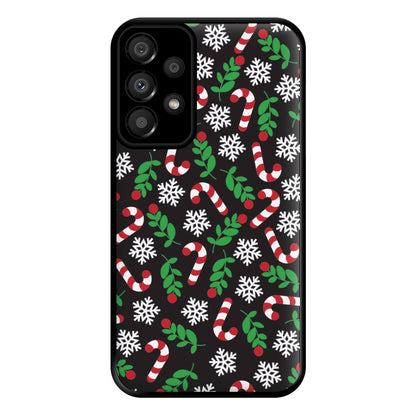 Snow Black Pattern Phone Case for Galaxy A33