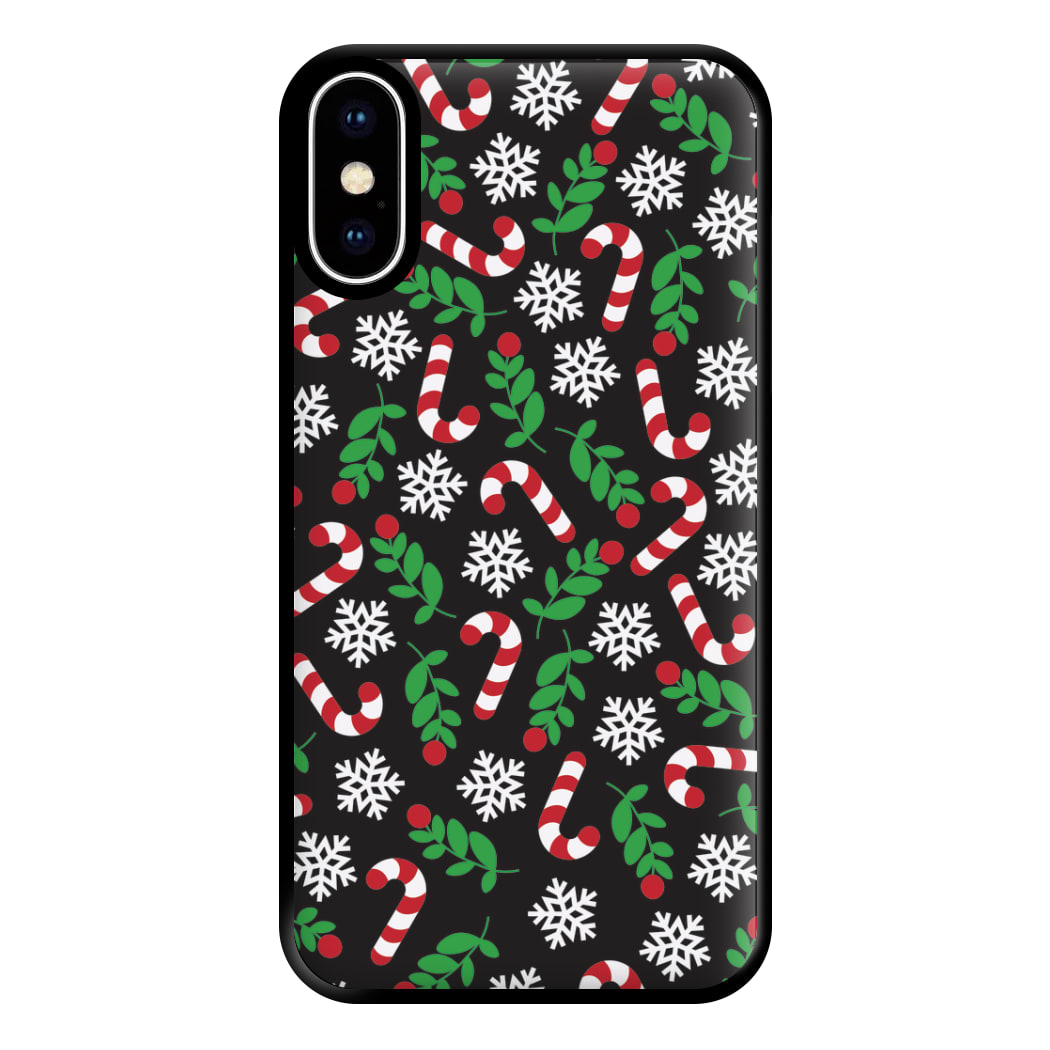 Snow Black Pattern Phone Case for iPhone XS Max