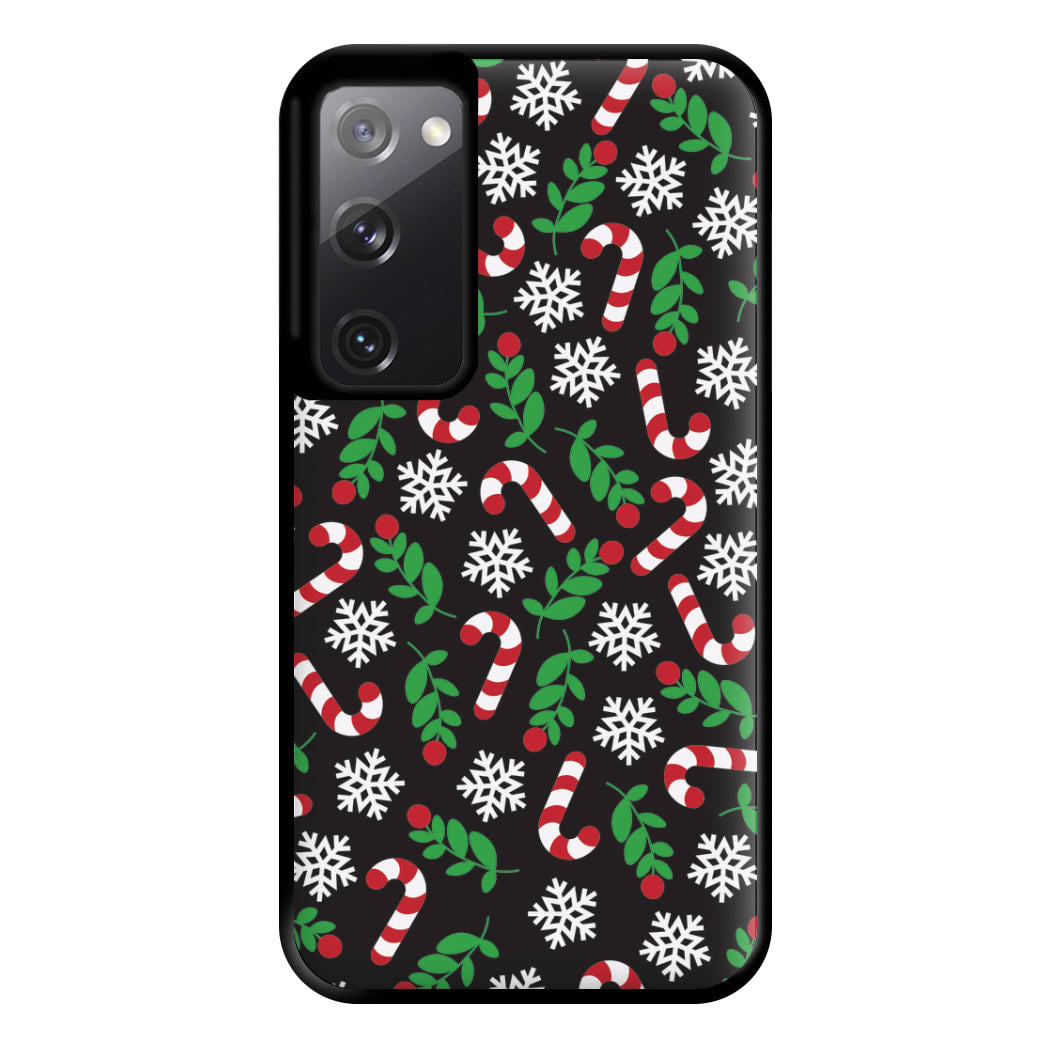 Snow Black Pattern Phone Case for Galaxy S20FE