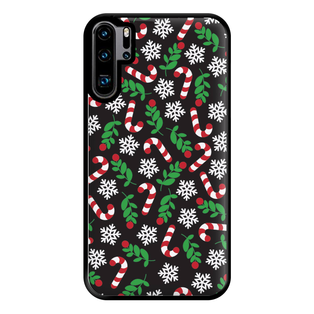 Snow Black Pattern Phone Case for Huawei P30 Pro