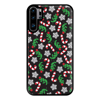 Snow Black Pattern Phone Case for Huawei P30 Pro