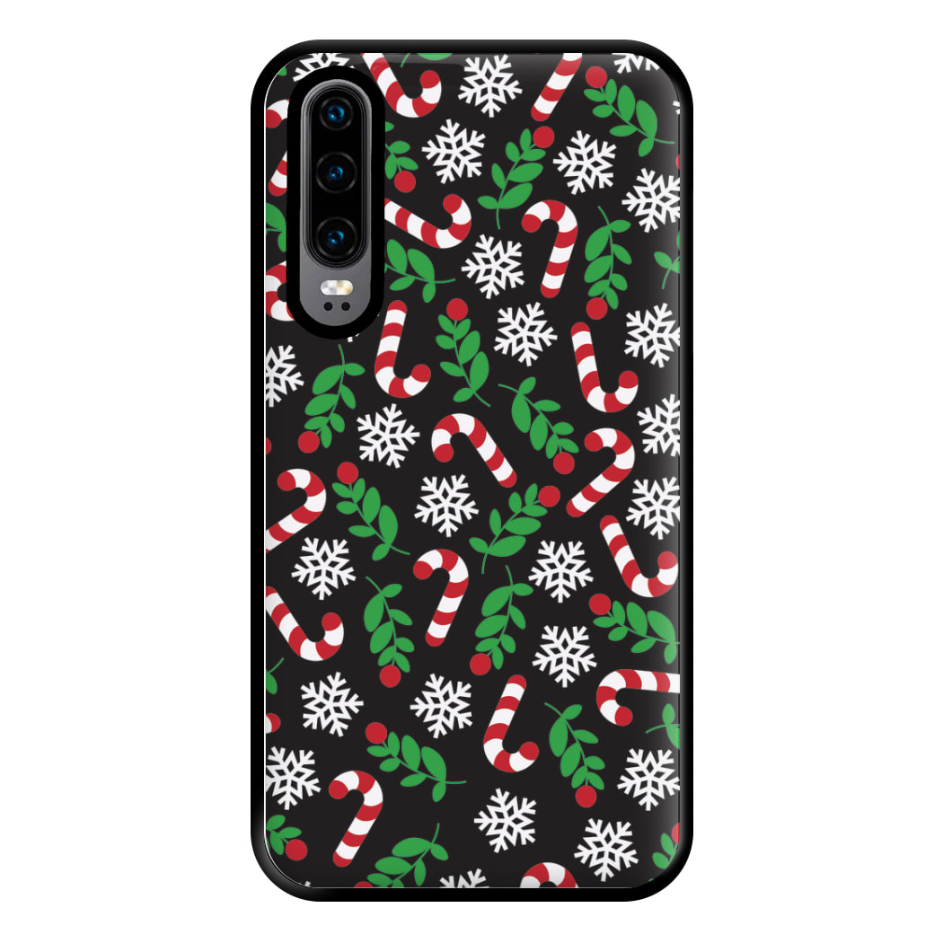 Snow Black Pattern Phone Case for Huawei P30