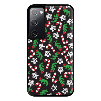 Snow Black Pattern Phone Case for Galaxy S20