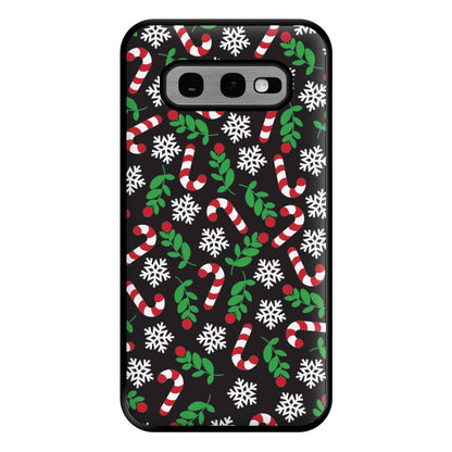 Snow Black Pattern Phone Case for Galaxy S10e