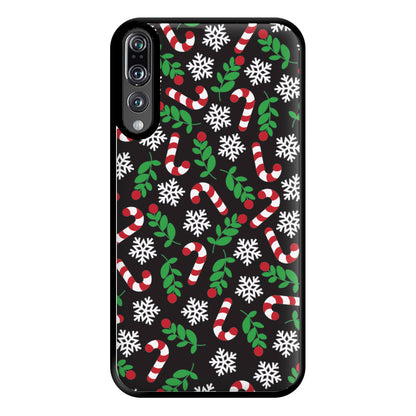 Snow Black Pattern Phone Case for Huawei P20 Pro