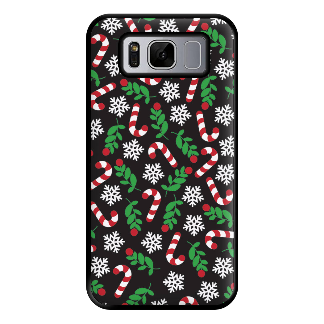 Snow Black Pattern Phone Case for Galaxy S8 Plus